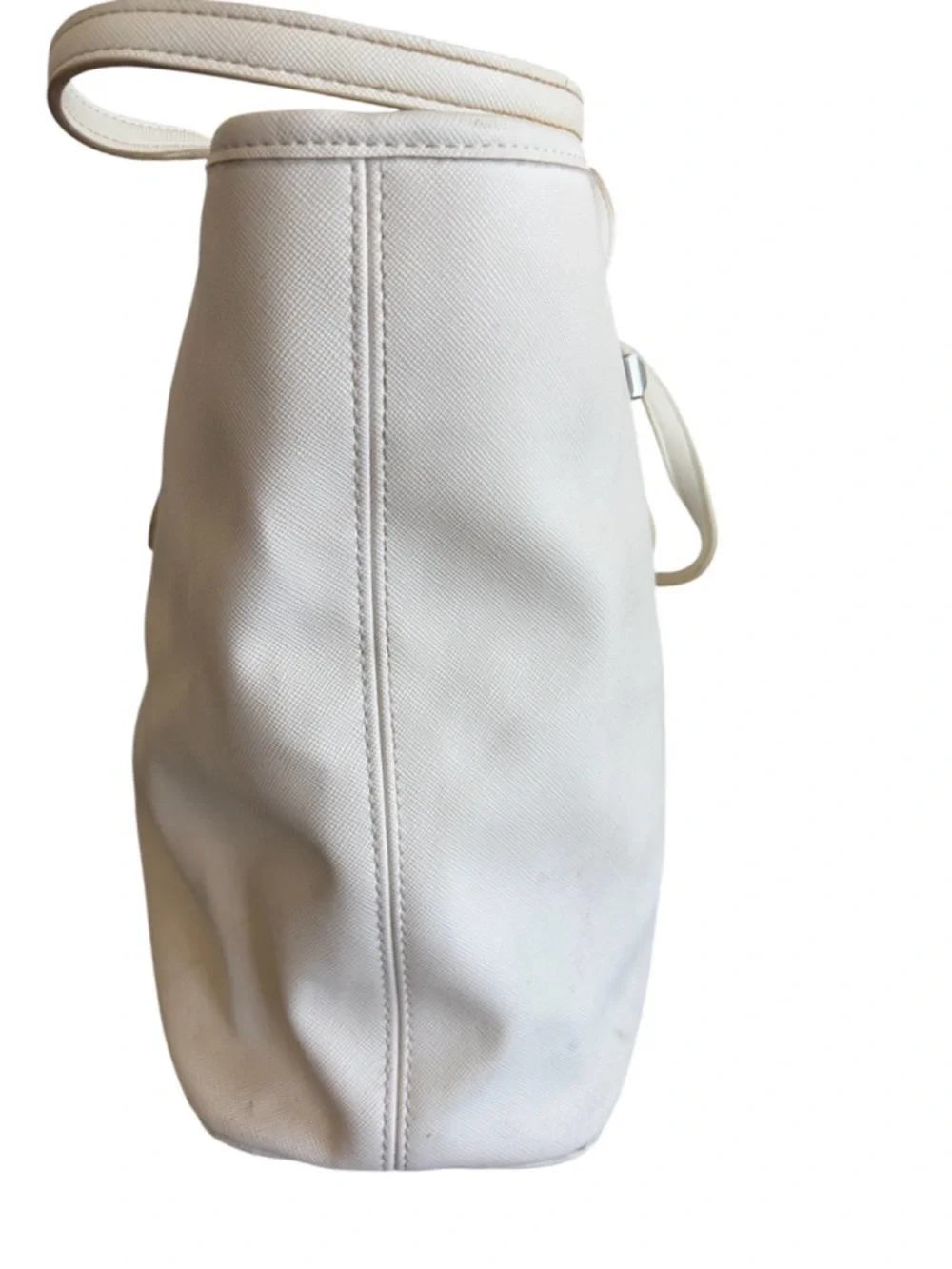 RESERVED SNOB ESSENTIALS Butterfly Tote Bag Cream Shoulder Handbag Cutout Purse - Picture 6 of 16